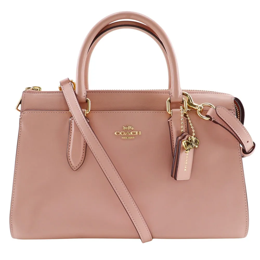 COACH Handbag 39290 leather pink Selena Gomez collaboration 2WAYShoulder Selena Bond Bag Women Used