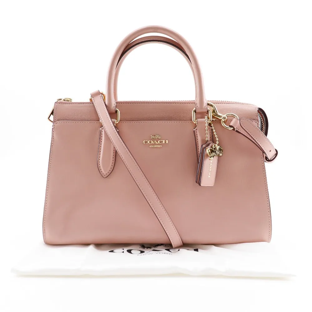 COACH Handbag 39290 leather pink Selena Gomez collaboration 2WAYShoulder Selena Bond Bag Women Used