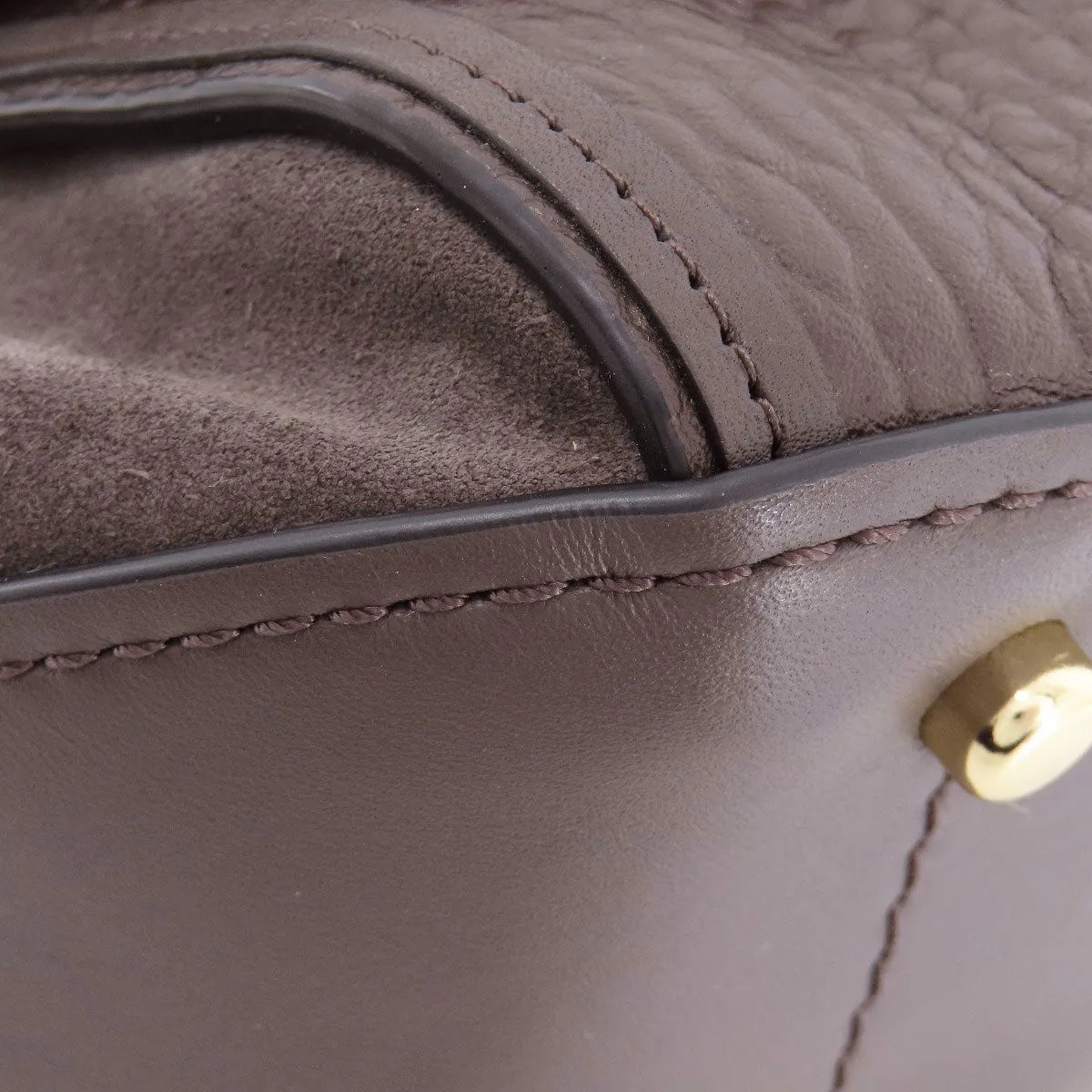 COACH Shoulder Bag 38388 leather Brown 2WAY Women Used