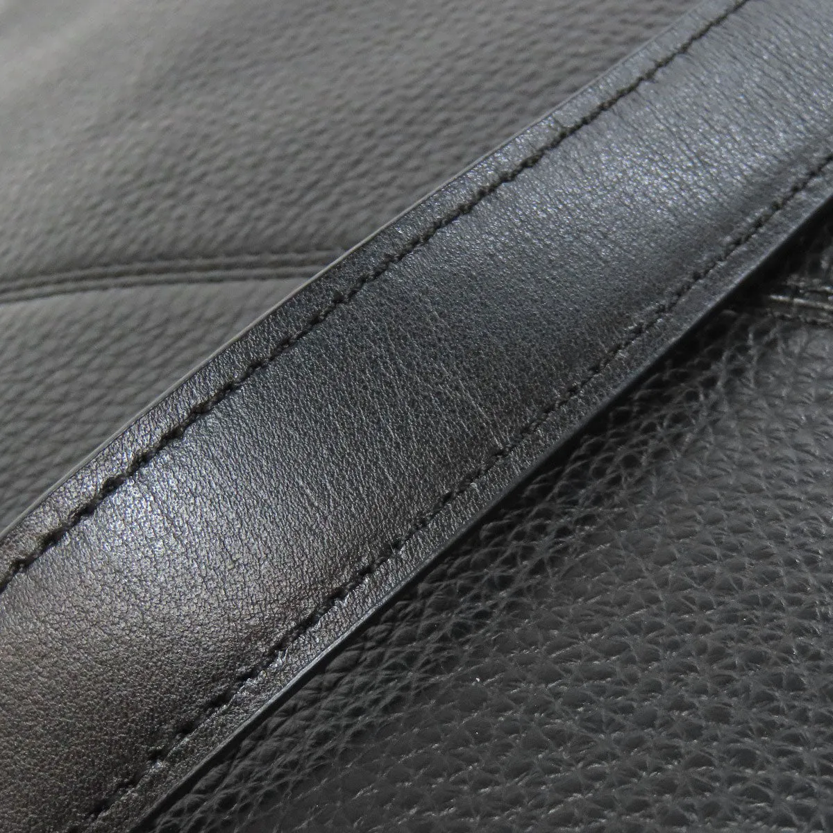 COACH Shoulder Bag F34823 leather black logo