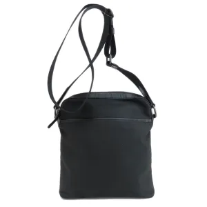 COACH Shoulder Bag F37609 Nylon canvas, leather black logo Women Used