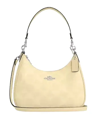 Coach Teri Hobo Bag In Signature Canvas