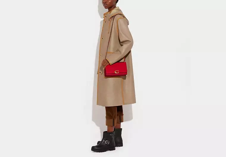 Coach Bandit Shoulder Bag Bold Red