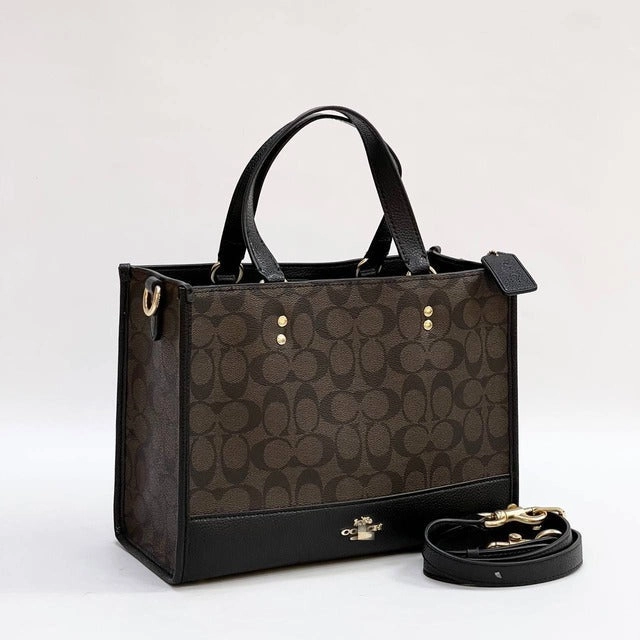Coach Dempsey Carryall in Signature Canvas