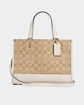 Coach Dempsey Carryall In Signature Canvas