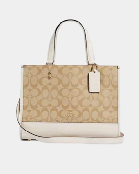 Coach Dempsey Carryall In Signature Canvas