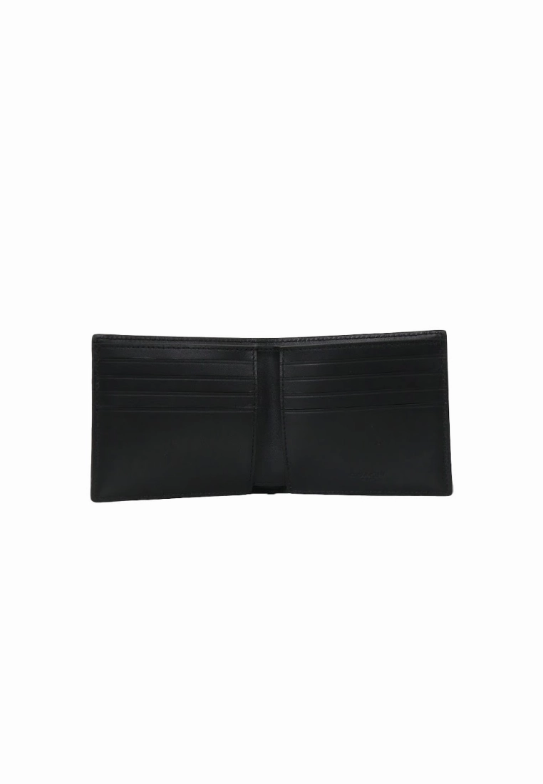 Coach Double Billfold C3412 With New York Graphic Wallet In Black