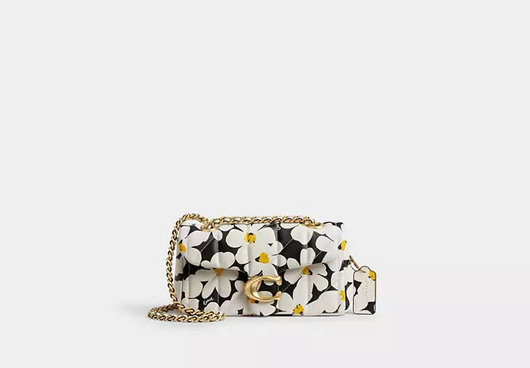 Coach Floral Quilted Tabby 20 Shoulder Bag