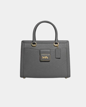 Coach Grace Carryall Carriage Logo Satchel (Small)