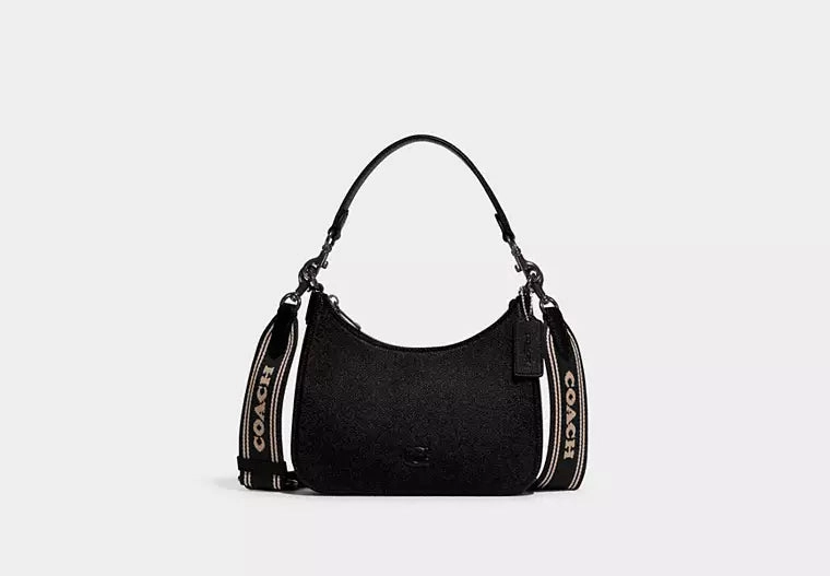 Coach Hobo Crossbody Bag With Signature Canvas