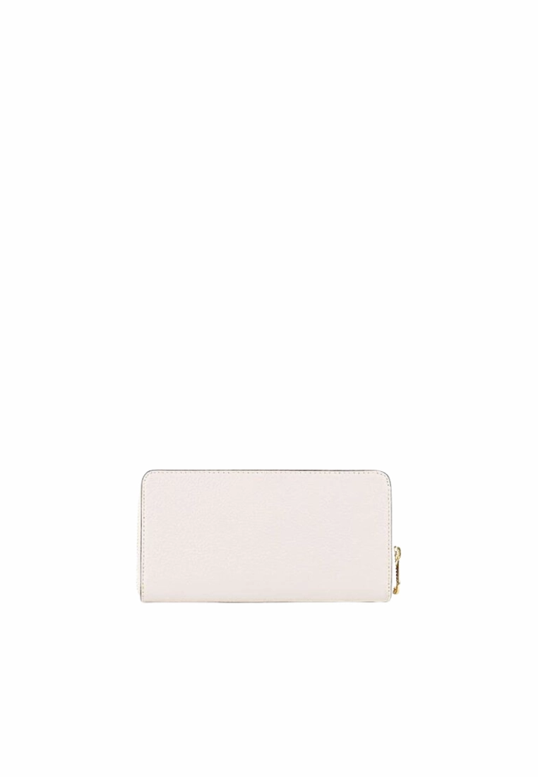 Coach Long Zip Around Wallet In Chalk C4451
