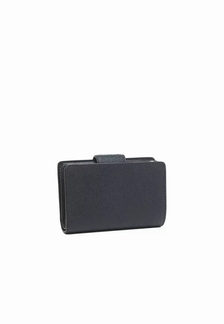 Coach Medium Corner 6390 Zip Wallet In Midnight