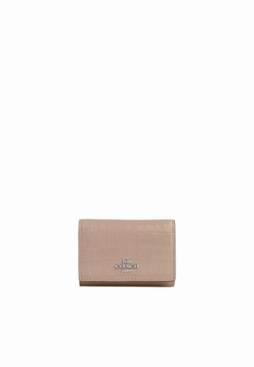 Coach Micro Wallet In Stone CU914