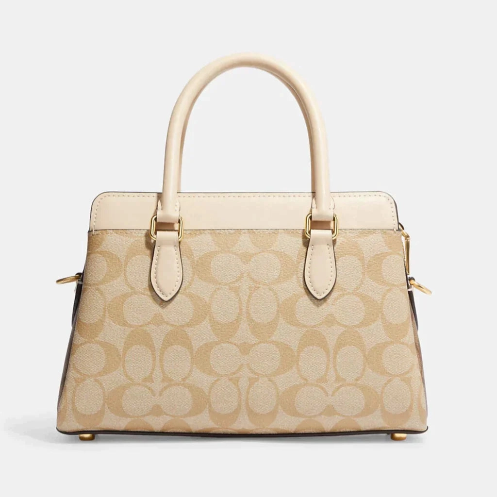 Coach Mini Darcie Carryall In Signature Canvas