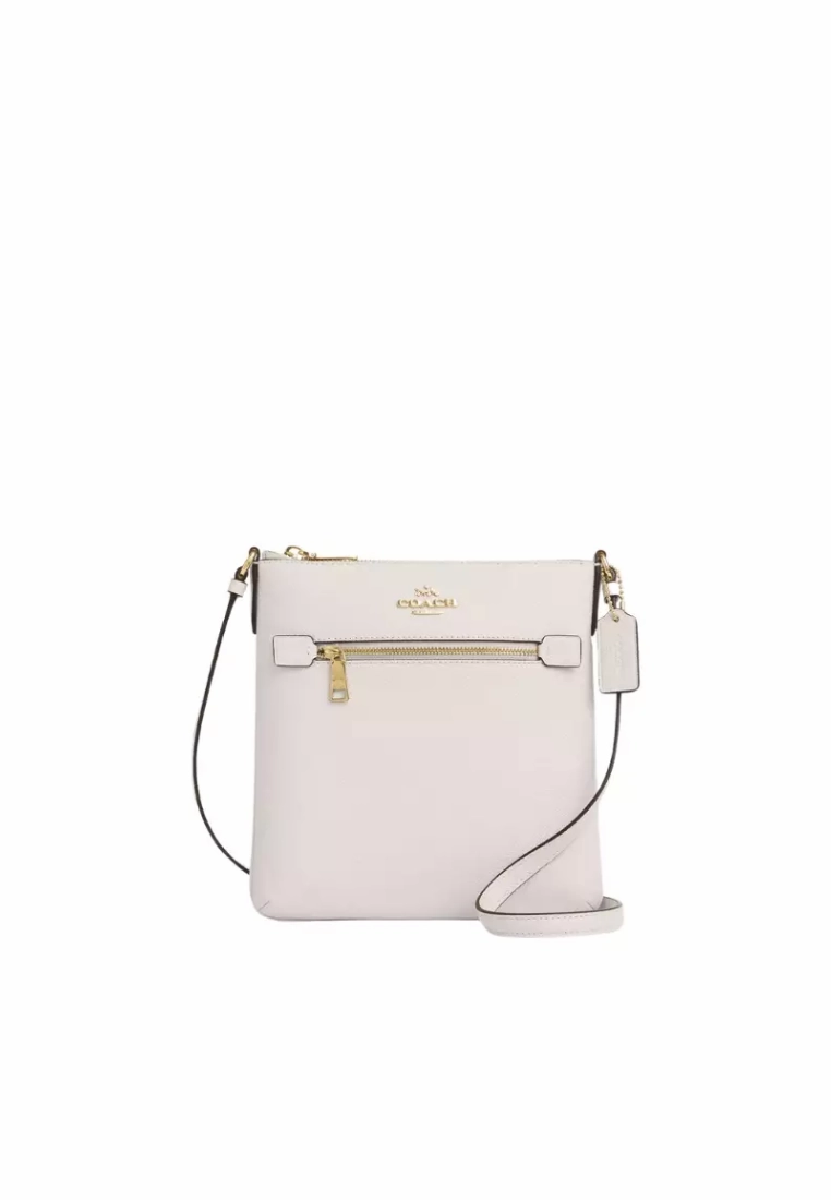 Coach Mini Rowan File Bag In Chalk CE871