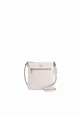 Coach Mini Rowan File Bag In Chalk CV405