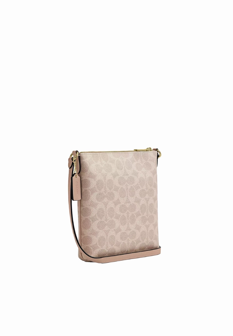Coach Mini Rowan File Bag In Sand Taupe CW325