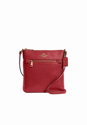 Coach Mini Rowan File Crossbody Bag In Red CE871