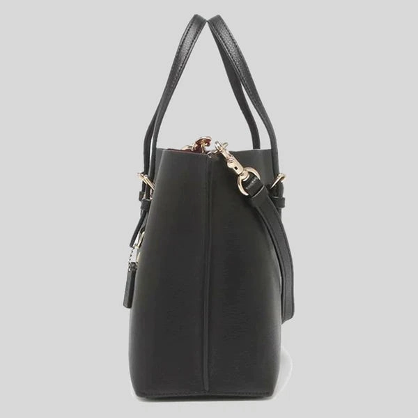 Coach Mollie Tote 25 Black True Red