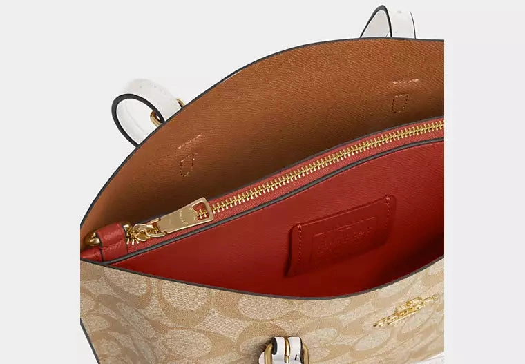 Coach Mollie Tote 25 In Signature Canvas