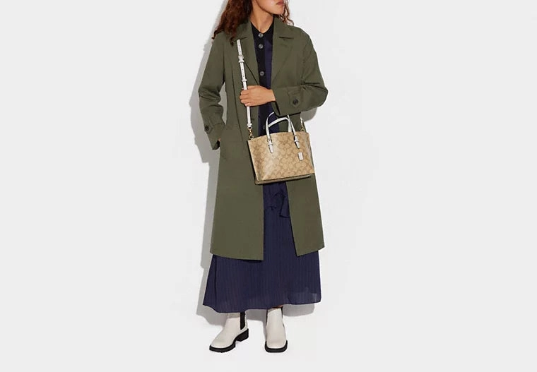 Coach Mollie Tote 25 In Signature Canvas