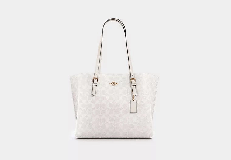 Coach Mollie Tote In Signature Canvas