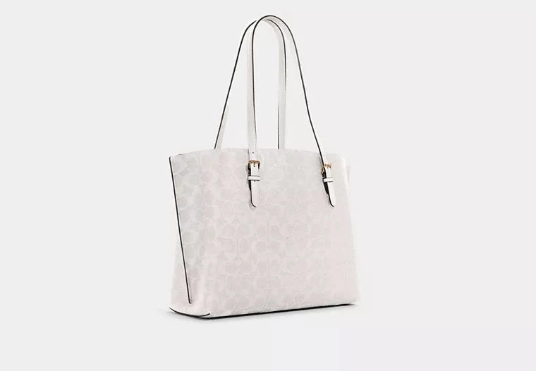 Coach Mollie Tote In Signature Canvas