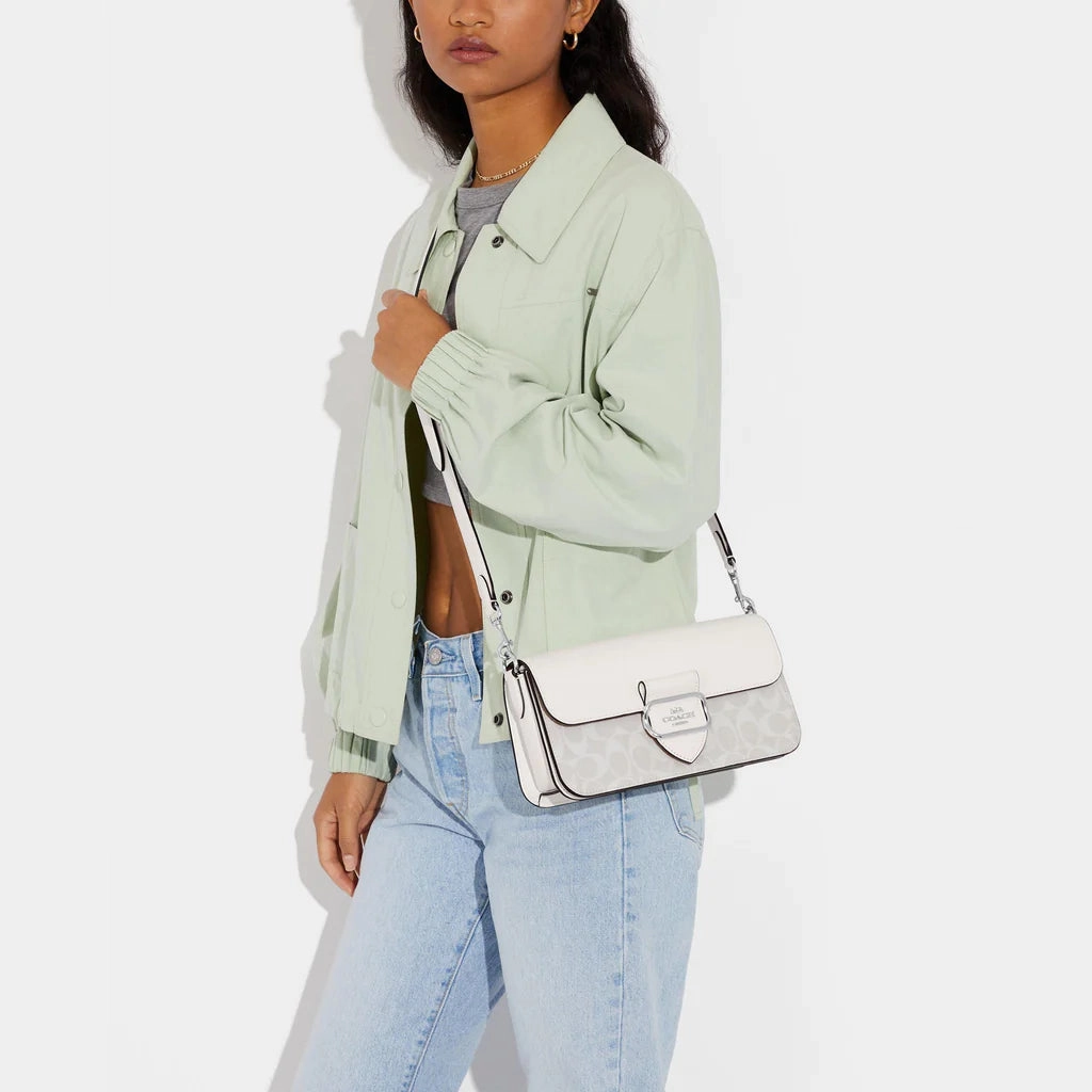 Coach Morgan Shoulder Bag In Signature Canvas