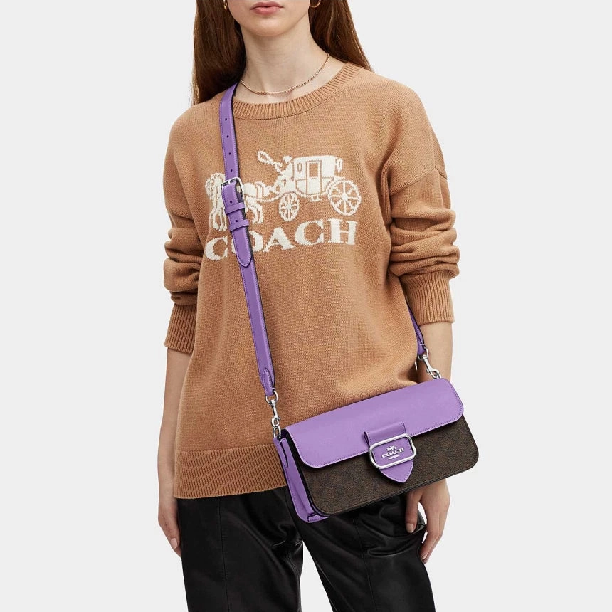Coach Morgan Shoulder Bag in Signature Canvas