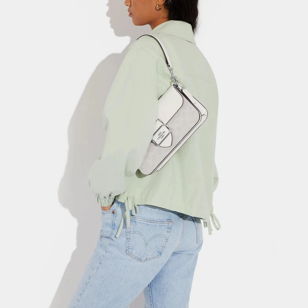 Coach Morgan Shoulder Bag In Signature Canvas