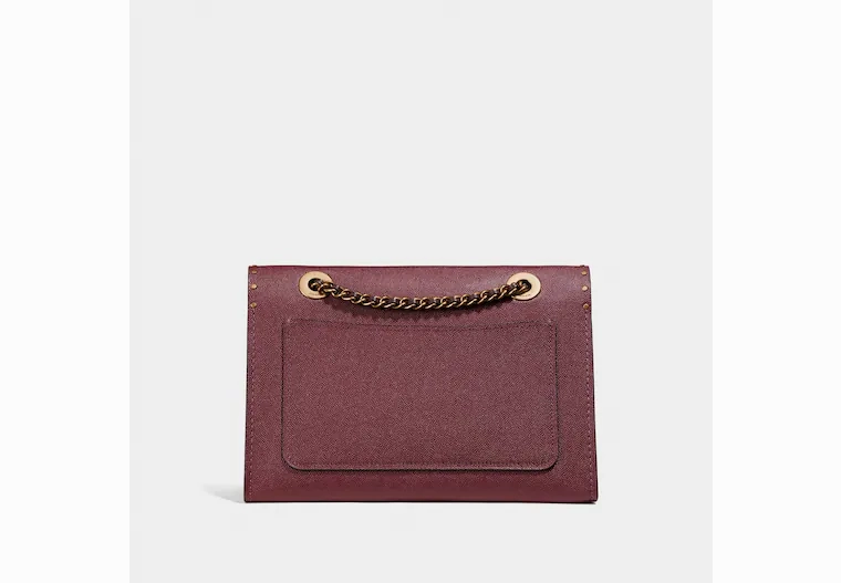Coach Parker In Signature Leather With Rivets