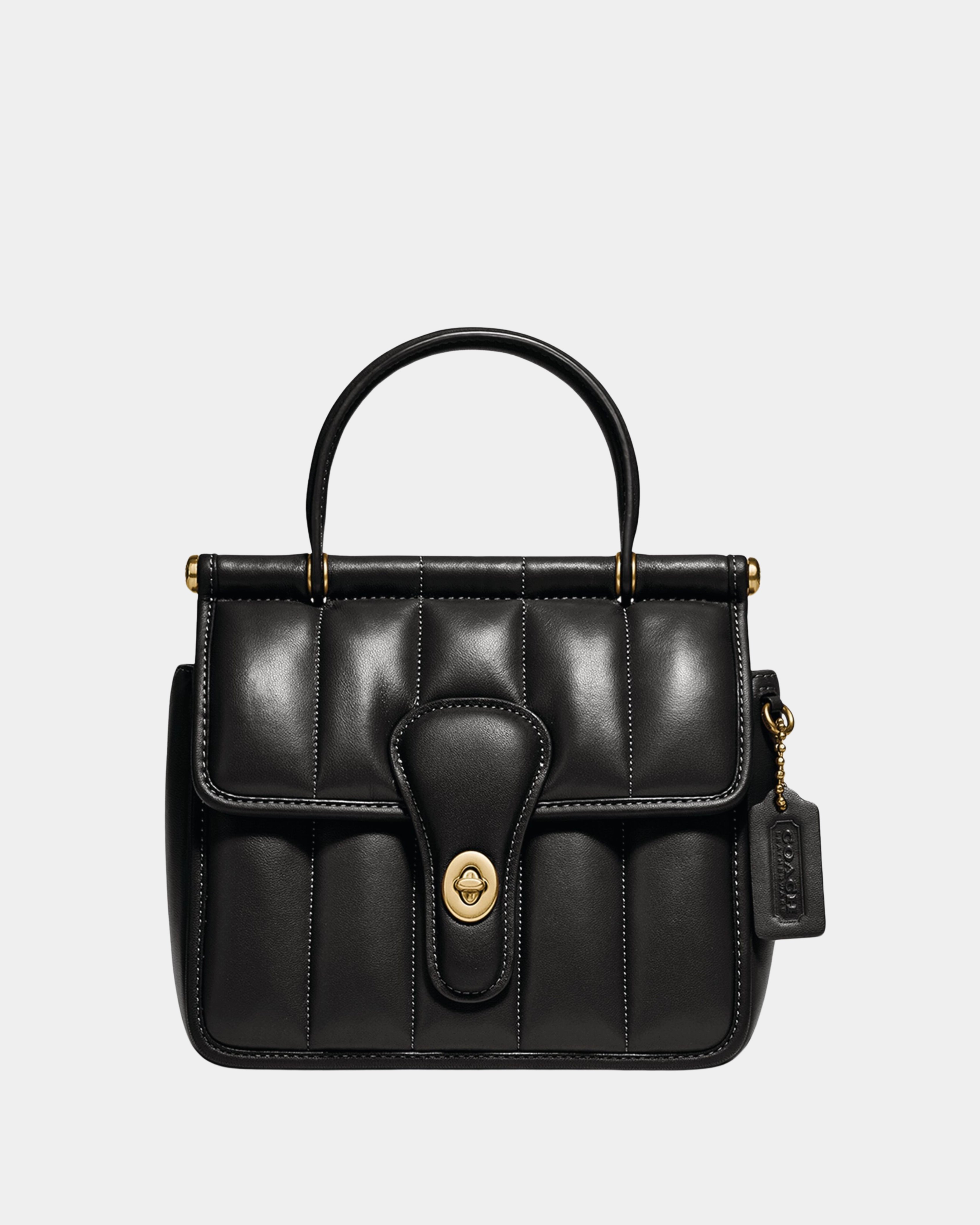Coach Quilted Leather Willis Top-Handle Bag