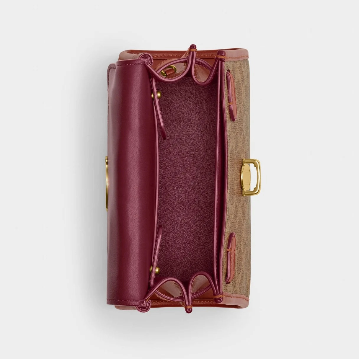 Coach Sammy Top Handle 21 In Signature Canvas