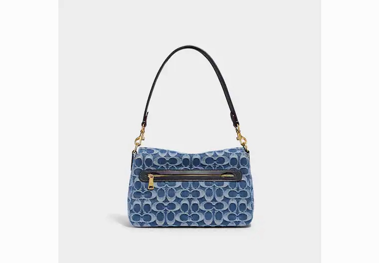 Coach Soft Tabby Shoulder Bag In Signature Denim