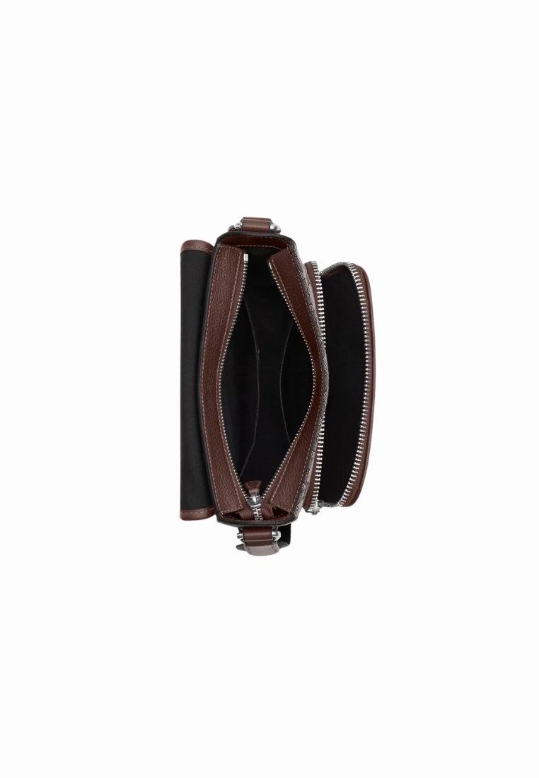 Coach Sullivan Flap Crossbody Bag In Signature Jacquard In Maple CT834