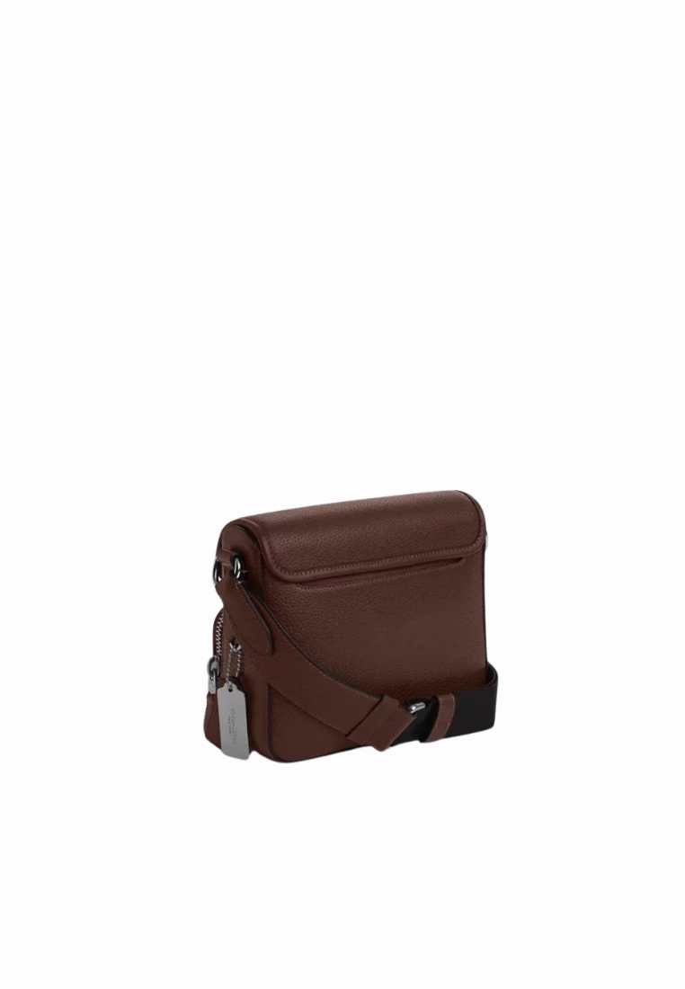 Coach Sullivan Flap Crossbody Bag In Signature Jacquard In Maple CT834
