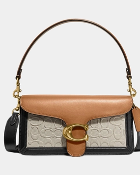 Coach Tabby Shoulder Bag 26 In Blocked Signature Canvas