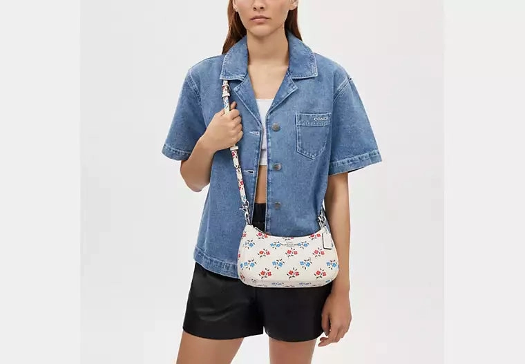 Coach Teri Shoulder Bag With Floral Print