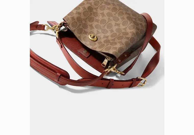 Coach Willow Bucket Bag In Signature Canvas