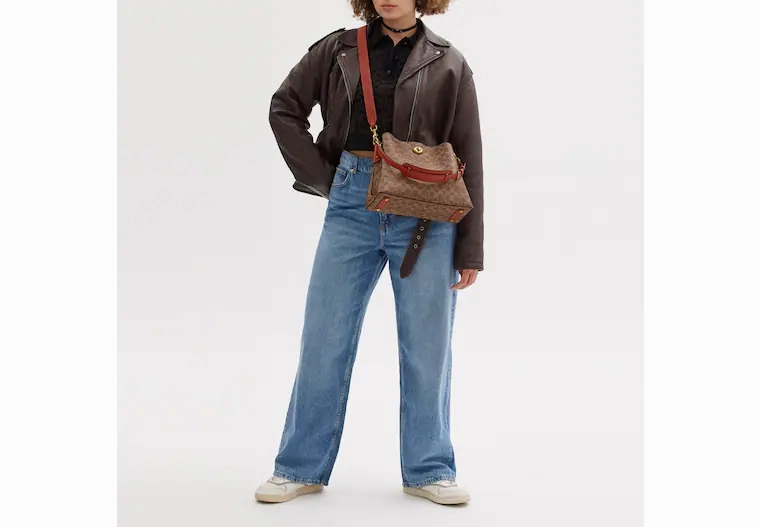 Coach Willow Bucket Bag In Signature Canvas