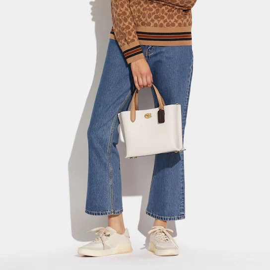 Coach Willow Tote 24 In Colorblock