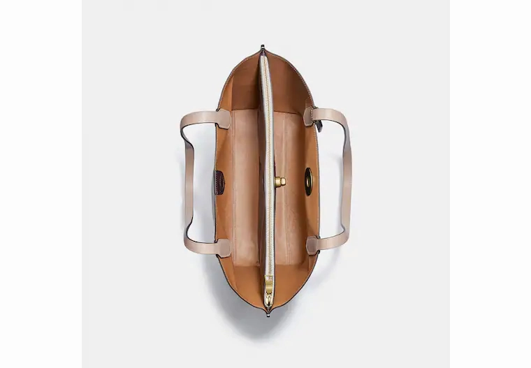 Coach Willow Tote In Colorblock