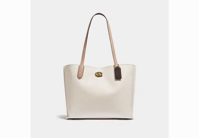 Coach Willow Tote In Colorblock