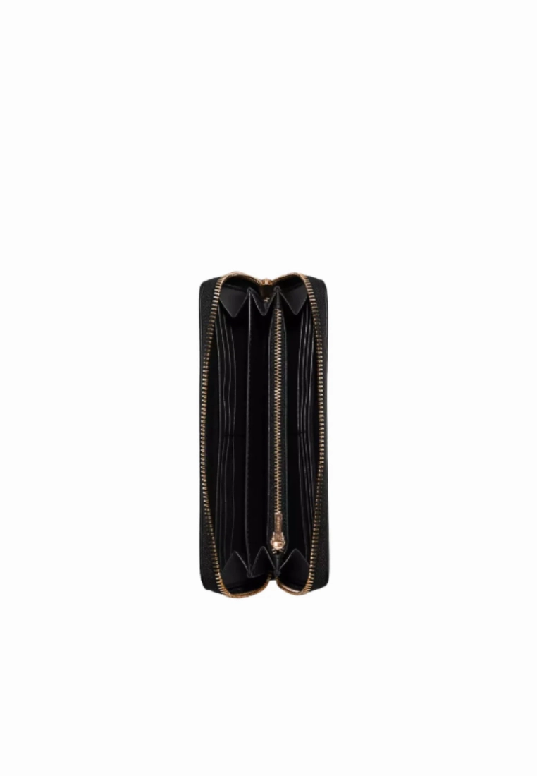 Coach Zip Around C3441 Long Wallet In Black