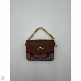 Coin Purse Designer By Coach, Size: Small