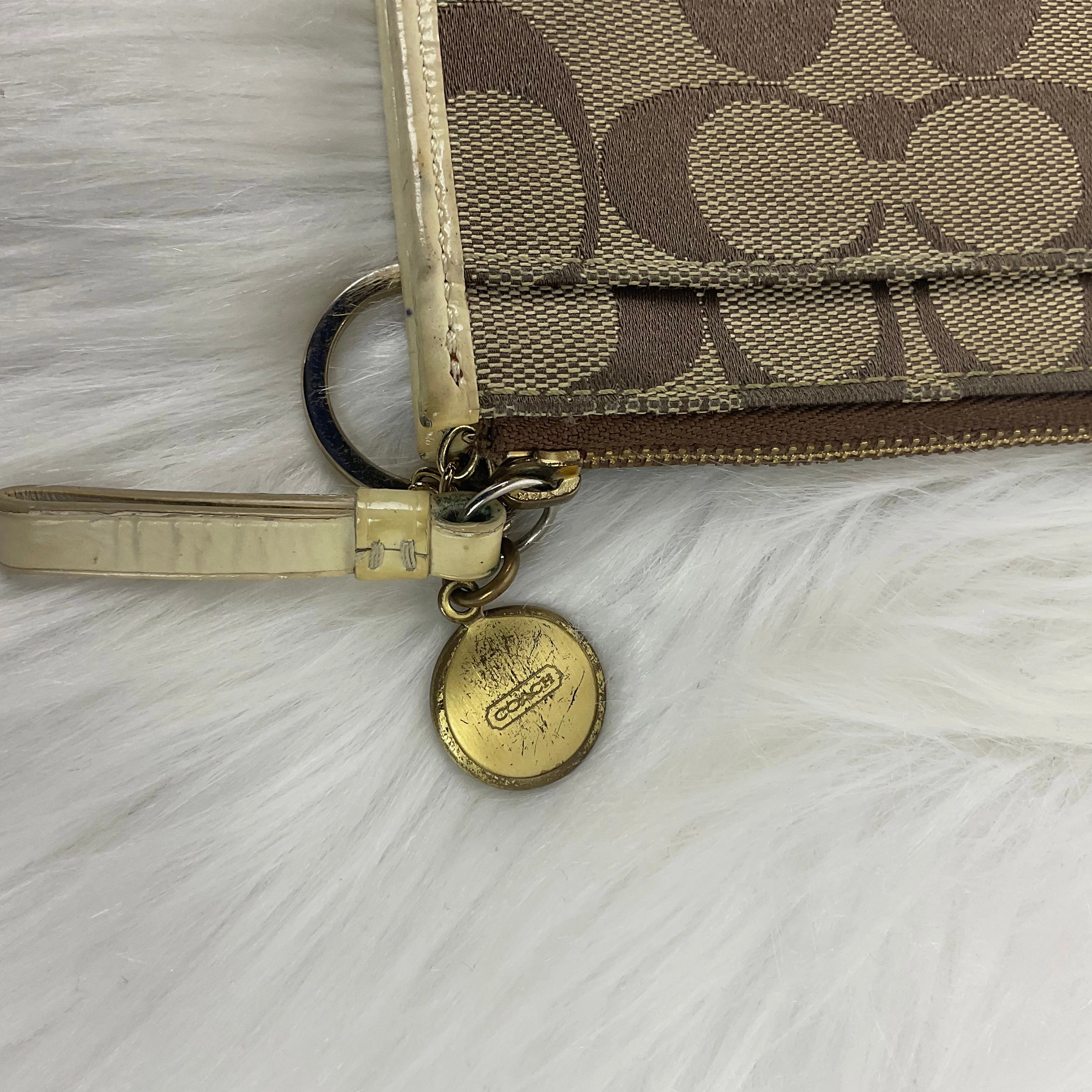 Coin Purse Designer By Coach, Size: Small
