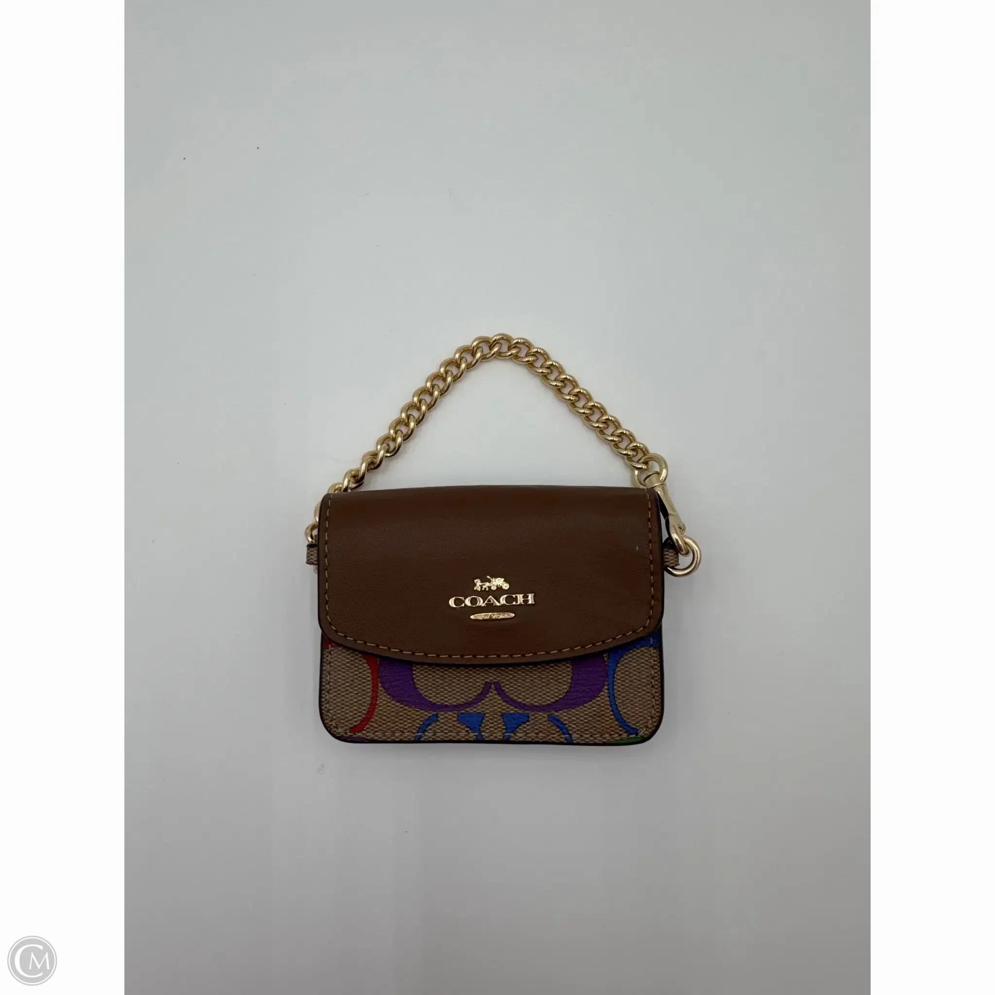 Coin Purse Designer By Coach, Size: Small