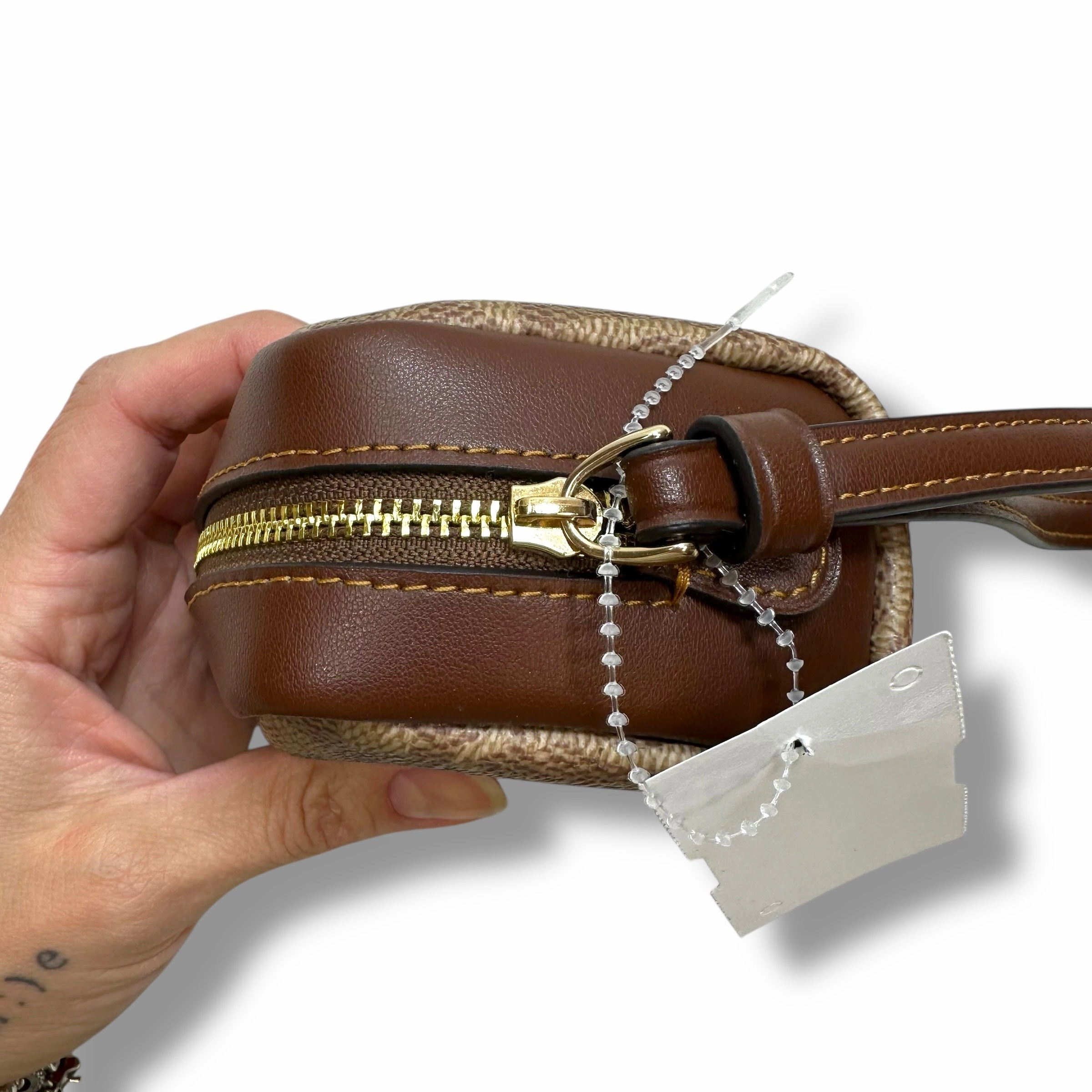 Coin Purse Designer By Coach, Size: Small