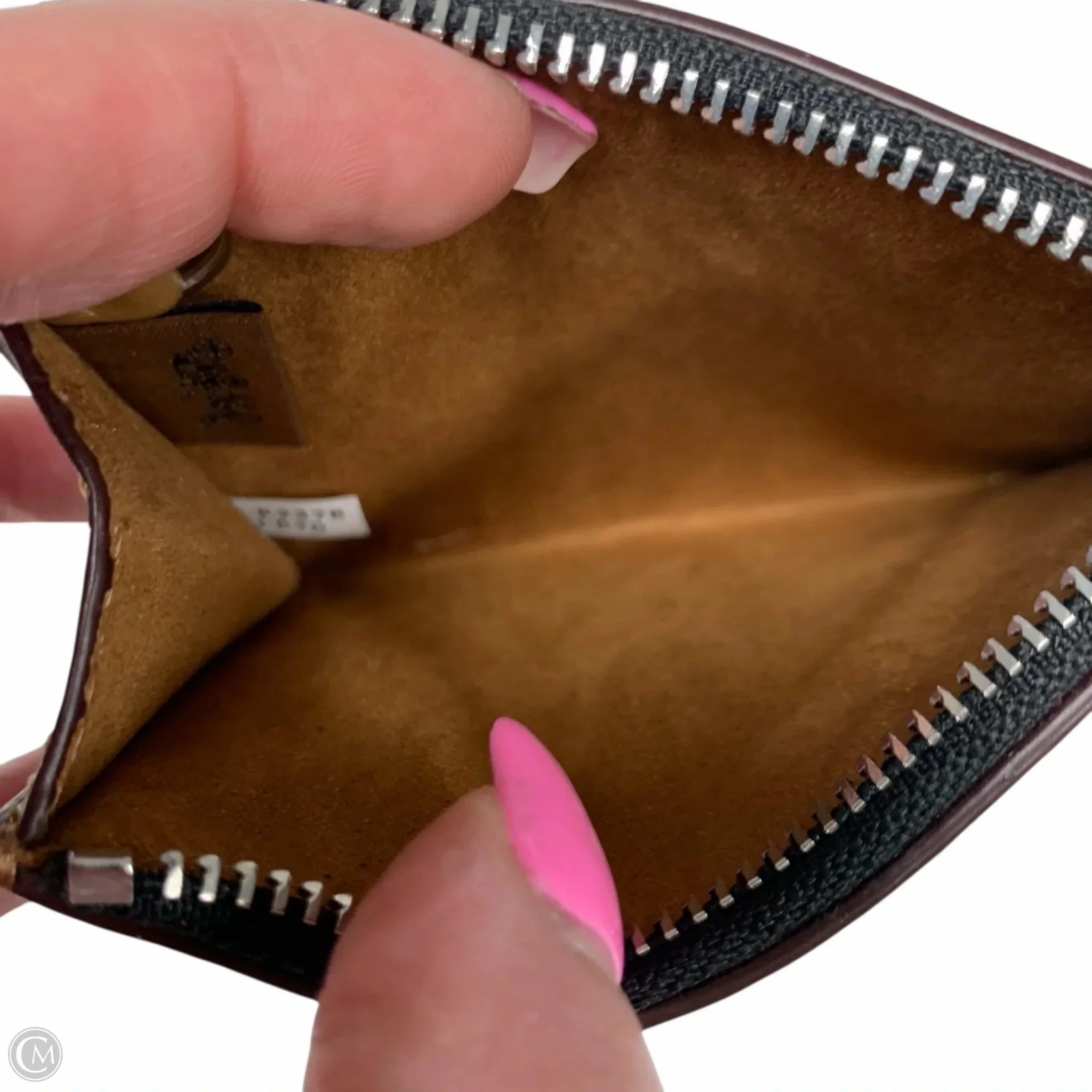 Coin Purse Designer By Coach, Size: Small