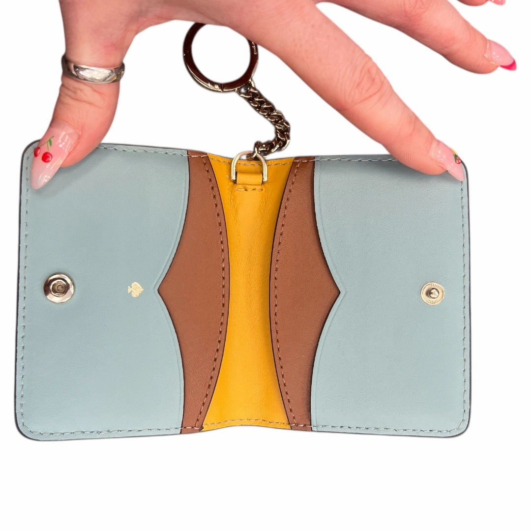 Coin Purse Designer By Kate Spade In Blue, Size:Medium